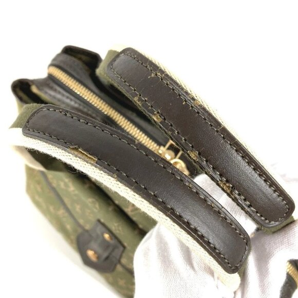 LOUIS VUITTON M92507 Monogram mini Sac Mary Kate Hand Bag Canvas khaki - Picture 9 of 16